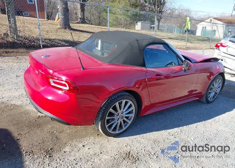2017 Fiat 124 Spider Lusso from USA, damaged, VIN JC1NFAEK7H0127535